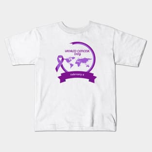 World Cancer Day Kids T-Shirt